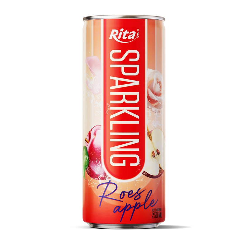 Rita Sparkling Rose Apple Flavor 250ml Sleek Can